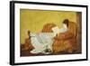 Young Lady Reading-Mary Cassatt-Framed Giclee Print