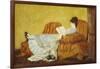 Young Lady Reading-Mary Cassatt-Framed Giclee Print