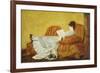 Young Lady Reading-Mary Cassatt-Framed Giclee Print