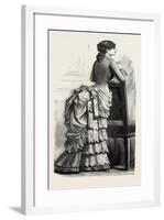 Young Lady's Demi-Toilette Back, Fashion, 1882-null-Framed Giclee Print