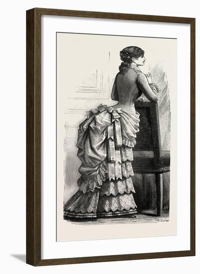 Young Lady's Demi-Toilette Back, Fashion, 1882-null-Framed Giclee Print