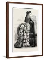 Young Lady's Demi-Toilette Back, Fashion, 1882-null-Framed Giclee Print