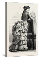 Young Lady's Demi-Toilette Back, Fashion, 1882-null-Stretched Canvas