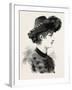 Young Lady's Hat, Fashion, 1882-null-Framed Giclee Print