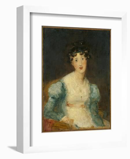 Young Lady Seated-Thomas Lawrence-Framed Giclee Print