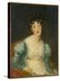 Young Lady Seated-Thomas Lawrence-Stretched Canvas