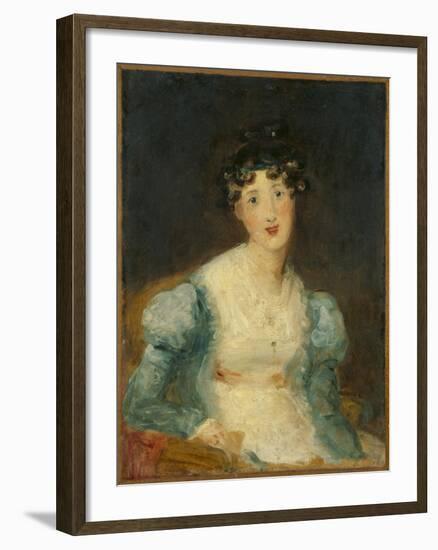 Young Lady Seated-Thomas Lawrence-Framed Giclee Print