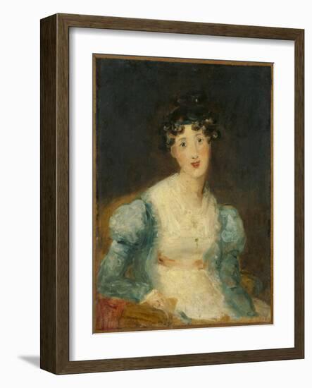 Young Lady Seated-Thomas Lawrence-Framed Giclee Print