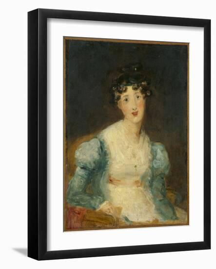 Young Lady Seated-Thomas Lawrence-Framed Giclee Print