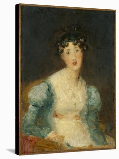 Young Lady Seated-Thomas Lawrence-Stretched Canvas