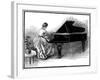 Young Lady Tuning a Grand Piano, 1887-null-Framed Giclee Print