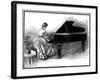 Young Lady Tuning a Grand Piano, 1887-null-Framed Giclee Print
