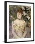 Young Lady Wearing a Ballgown, c.1879-Berthe Morisot-Framed Giclee Print