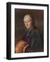Young Lady with a Muff, c1750, (1938)-Francois Boucher-Framed Giclee Print
