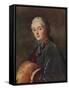 Young Lady with a Muff, c1750, (1938)-Francois Boucher-Framed Stretched Canvas