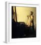Young Lady with a Pearl Necklace-Johannes Vermeer-Framed Giclee Print