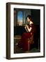Young Lady with Drawing Utensils, 1816-Carl Christian Vogel von Vogelstein-Framed Giclee Print