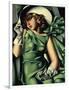 Young Lady with Gloves-Tamara de Lempicka-Framed Giclee Print