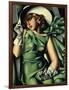 Young Lady with Gloves-Tamara de Lempicka-Framed Giclee Print