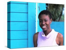 Young Local Woman in St. Vincent and the Grenadines-Bill Bachmann-Stretched Canvas