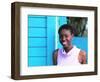 Young Local Woman in St. Vincent and the Grenadines-Bill Bachmann-Framed Photographic Print