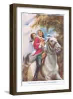 Young Lochinvar, Illustration from 'Stories from the Poets'-Arthur C. Michael-Framed Giclee Print