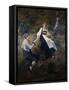 Young Love by Nils Bergslien-Paul Gauguin-Framed Stretched Canvas