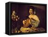 Young Lute Player, C. 1595-Caravaggio-Framed Stretched Canvas