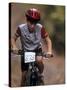 Young Male Mountain Biker Competing in a Race 1993 NY State Championships-null-Stretched Canvas