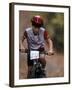 Young Male Mountain Biker Competing in a Race 1993 NY State Championships-null-Framed Photographic Print