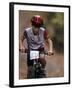 Young Male Mountain Biker Competing in a Race 1993 NY State Championships-null-Framed Photographic Print