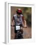 Young Male Mountain Biker Competing in a Race 1993 NY State Championships-null-Framed Photographic Print