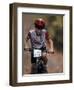 Young Male Mountain Biker Competing in a Race 1993 NY State Championships-null-Framed Photographic Print