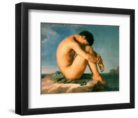 Young Male Nude, 1855-Hippolyte Flandrin-Framed Art Print