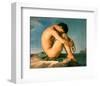 Young Male Nude, 1855-Hippolyte Flandrin-Framed Art Print