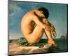 Young Male Nude, 1855-Hippolyte Flandrin-Mounted Art Print