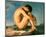 Young Male Nude, 1855-Hippolyte Flandrin-Mounted Art Print