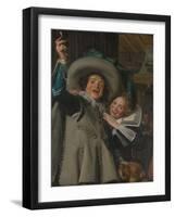 Young Man and Woman in an inn, 1623-Frans Hals-Framed Giclee Print