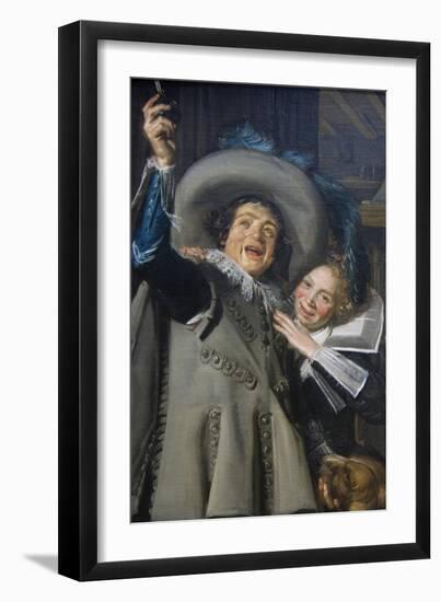 Young Man and Woman in an Inn ("Yonker Ramp and His Sweetheart"), 1623-Frans Hals-Framed Art Print