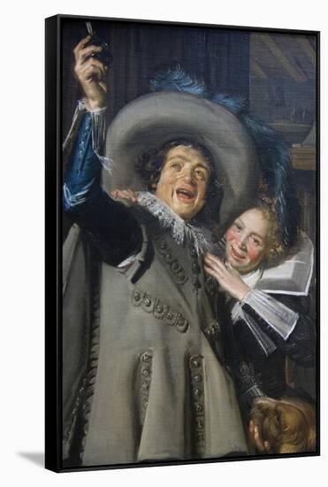 Young Man and Woman in an Inn ("Yonker Ramp and His Sweetheart"), 1623-Frans Hals-Framed Stretched Canvas