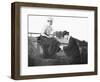 Young Man and Woman Together, Ca. 1907-null-Framed Photographic Print