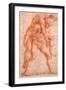 Young Man Carrying An Old Man on His Back (Aeneas And Anchises)-Raphael-Framed Giclee Print