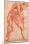 Young Man Carrying An Old Man on His Back (Aeneas And Anchises)-Raphael-Mounted Giclee Print