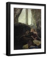 Young man, day after Hangover 1884-Christian Krohg-Framed Giclee Print