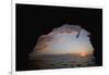 Young Man Diving into Sea at Pirate's Cave-Paul Souders-Framed Photographic Print