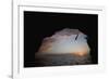 Young Man Diving into Sea at Pirate's Cave-Paul Souders-Framed Photographic Print