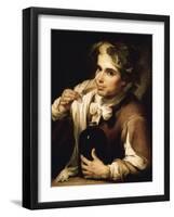 Young Man Drinking-Bartolome Esteban Murillo-Framed Giclee Print