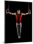 Young Man Exercising on Gymnastic Rings, Bainbridge Island, Washington State, USA-null-Mounted Photographic Print