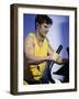 Young Man Exercising-null-Framed Photographic Print