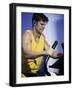 Young Man Exercising-null-Framed Photographic Print